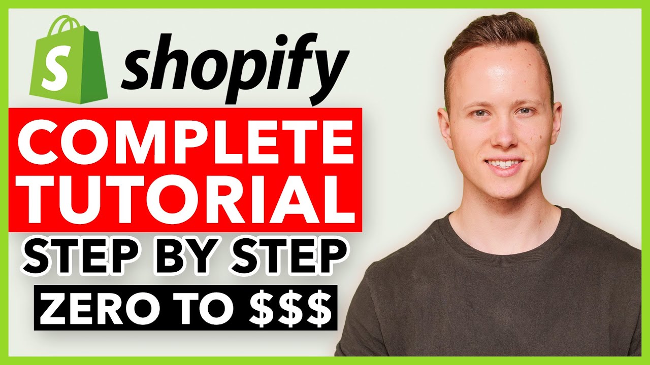 COMPLETE Shopify Tutorial For Beginners 2021 - How To Create A Profitable Shopify Store From Scratch