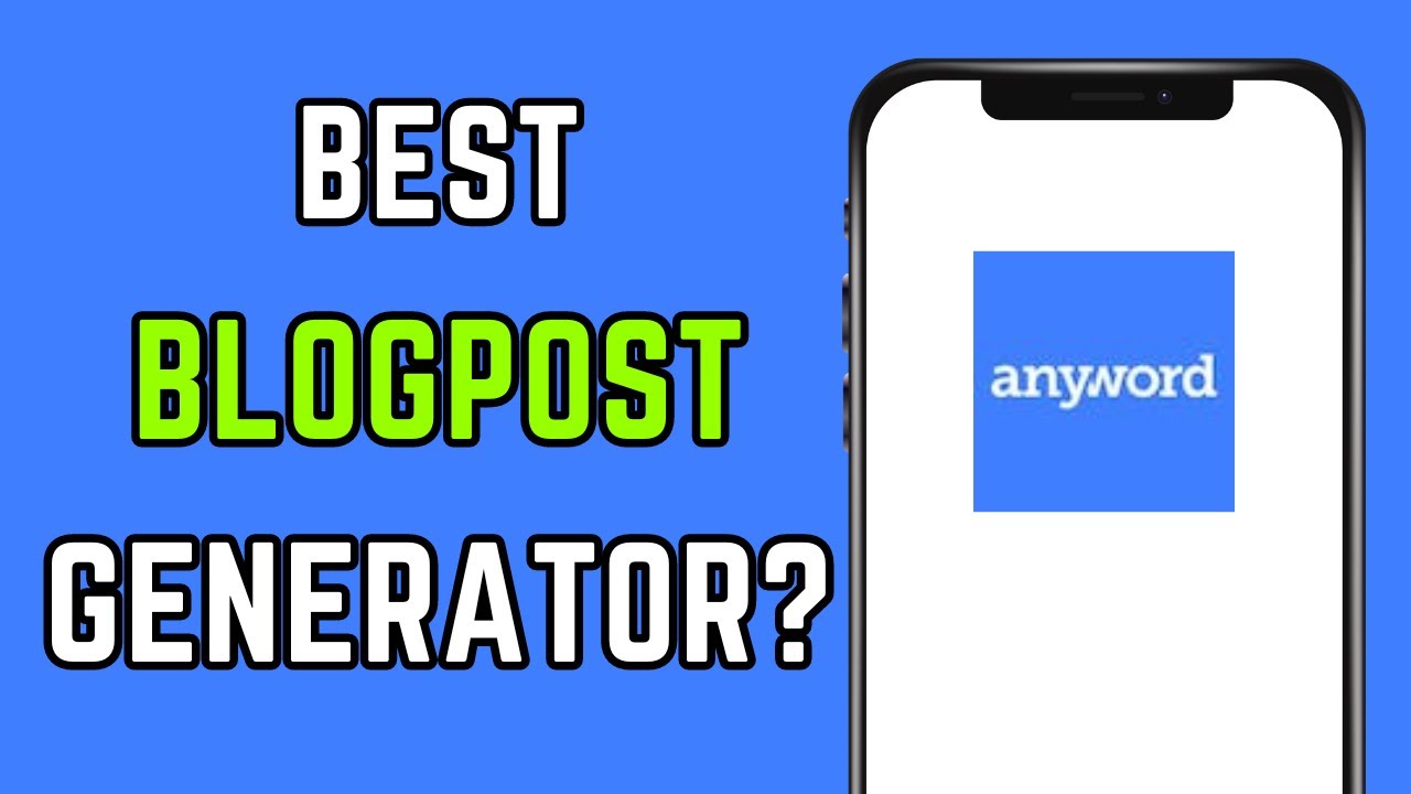 Anyword AI Tutorial (2025): Best Blog Post Generator?