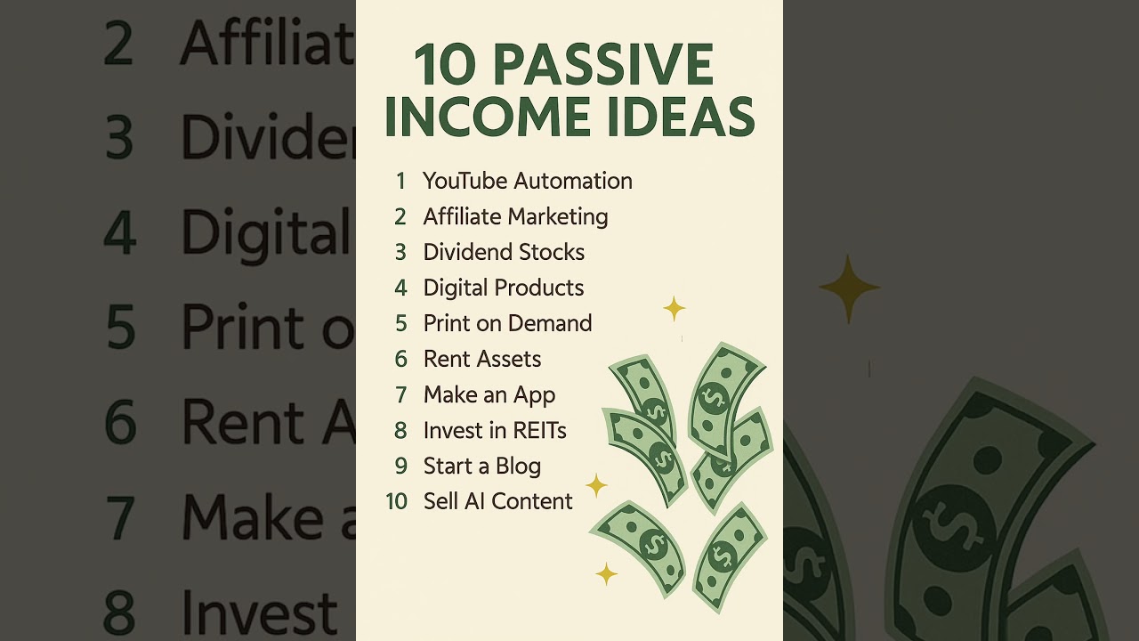 Top 10 Passive Income Ideas in 2025 | Earn Money Online From Home
