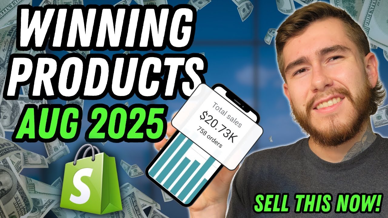 Top 5 Winning Products To Sell NOW (August 2025) | Shopify Dropshipping Trends