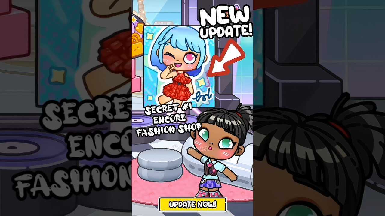 Avatar World New Update Tutorial Secret Encore Fashion Shop #avatarworld #pazu #pazugames #shorts