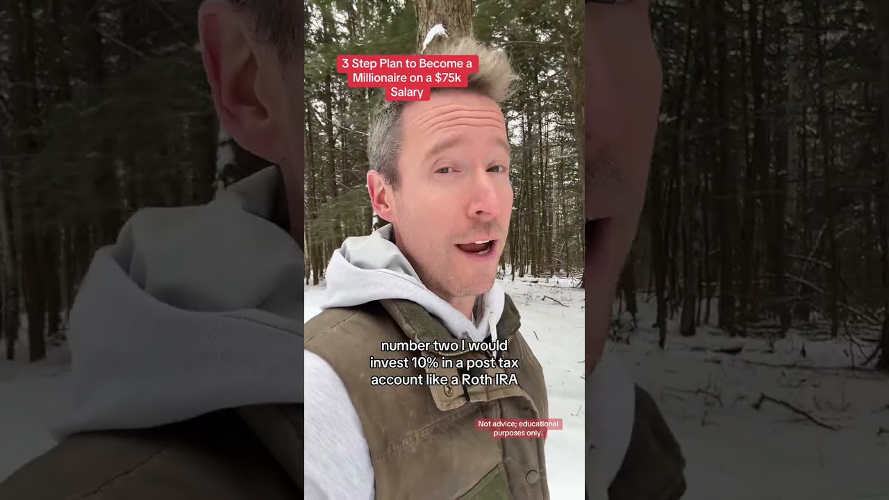 How I Would Become a Millionaire on a $75k Salary #money #wealth #financialadvisor #tyler