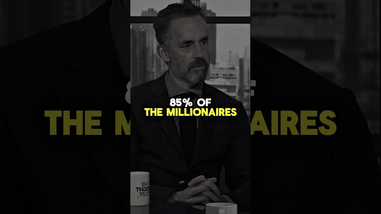85% Of The Millionaires #jordanpeterson #jordan #lifeadvice #lifelessons #quotes #shorts #advice #yt