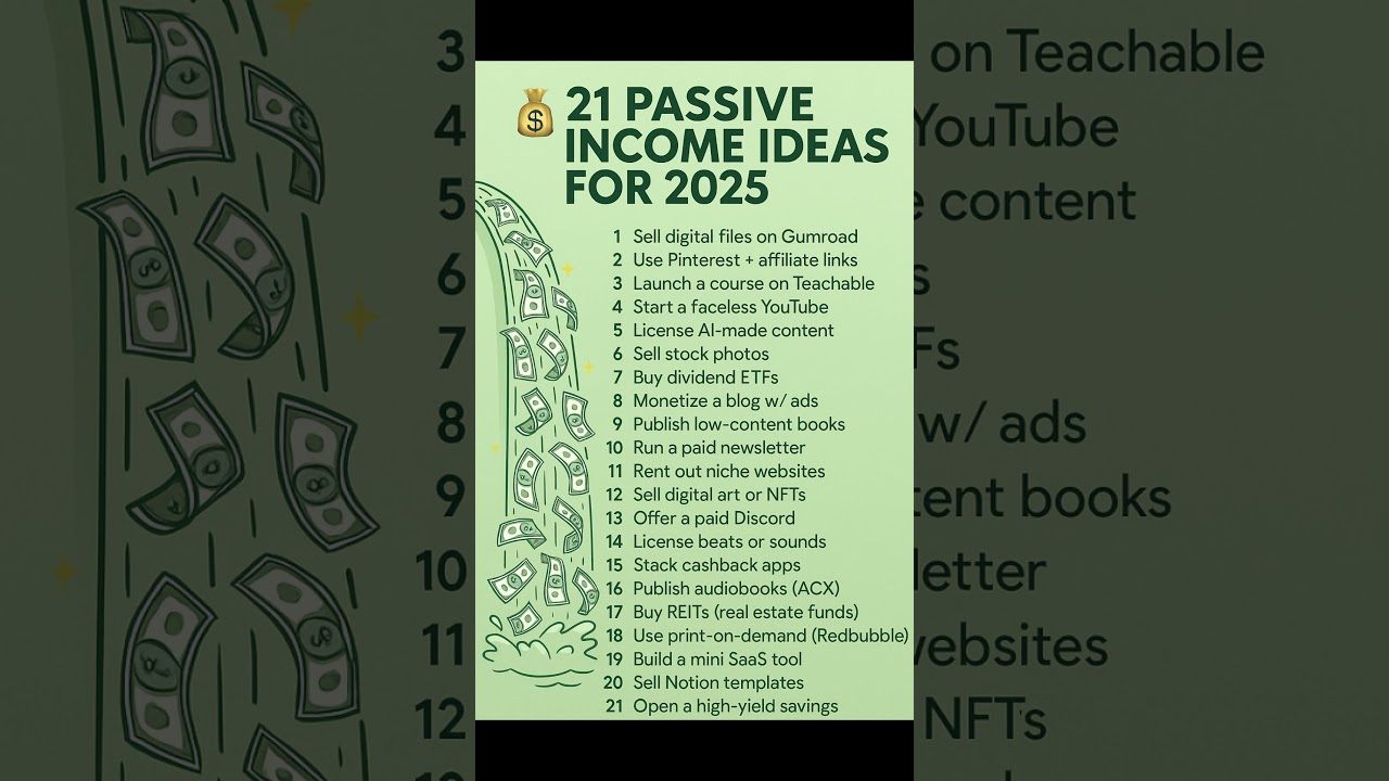 21 Passive Income Ideas for 2025