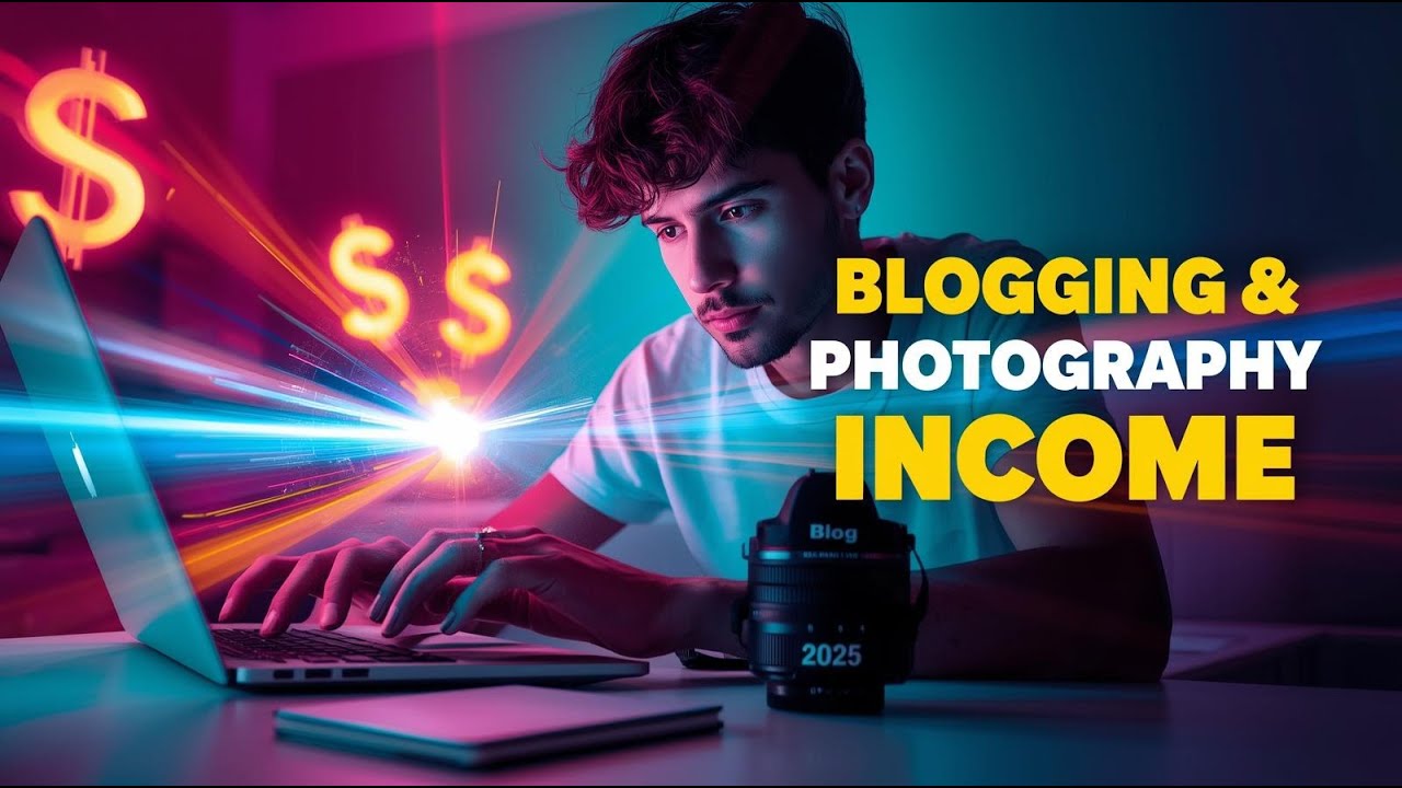 Blogging & Photography Income 2025  How to Make Money Online