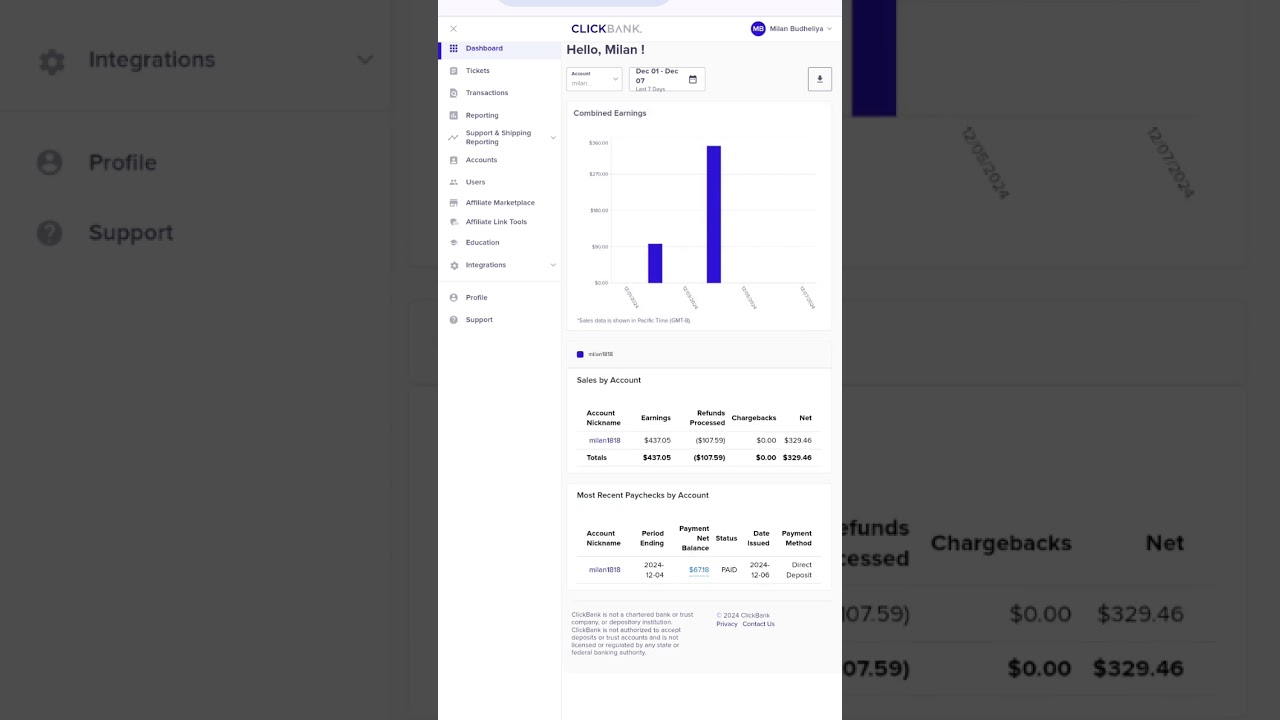 Day- 1|| Earning $10000 in 1 month challenge starting today. #clickbank #sales #affiliatemarketing