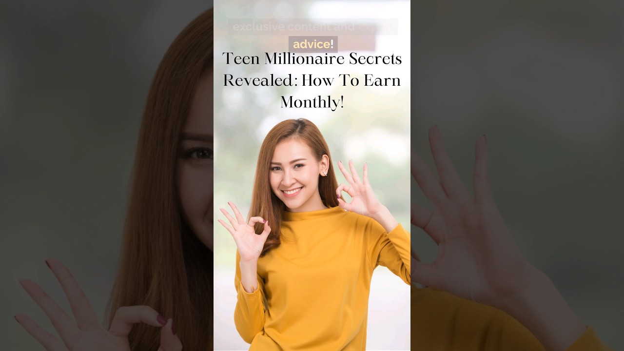 Exclusive Tips for Financial Success at 16 Years Old #shorts#makemoneyonline#onlineprofits