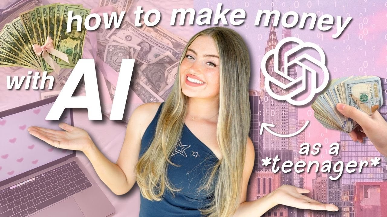 how to make MONEY with AI as a TEEN 2025! easy & FAST for age 12,13,14,15,16* (PART 10)