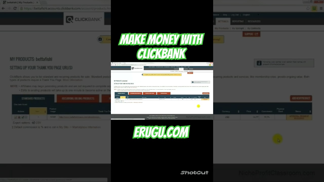 Make Money With clickbank! #clickbank #clickbankforbeginners #affiliatemarketing #makemoneyonline