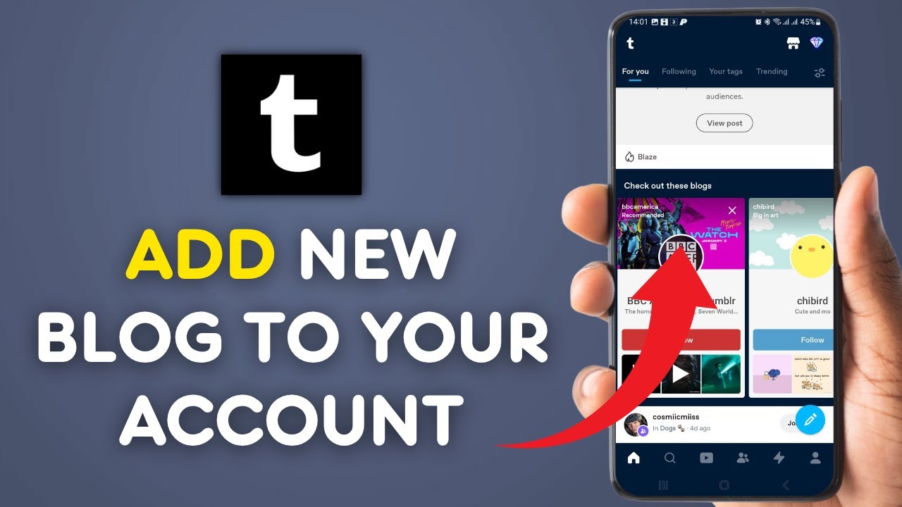 How to Add New Tumblr Blog to Account 2025?