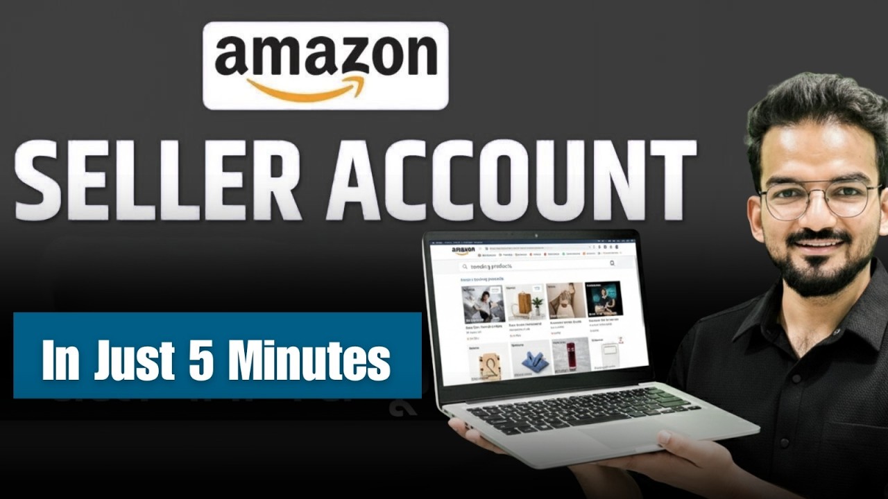 How to create Amazon seller account in 5 minutes 😳 | Step by Step Registration Guide 2026